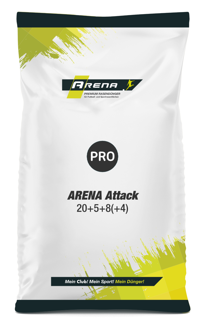 Frühjahrsdünger ARENA Attack 20+5+8(+4) 20kg - rasenwelt GmbH
