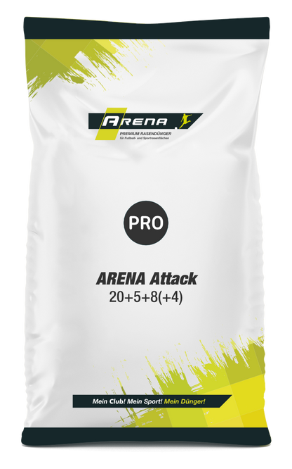 Frühjahrsdünger ARENA Attack 20+5+8(+4) 20kg - rasenwelt GmbH
