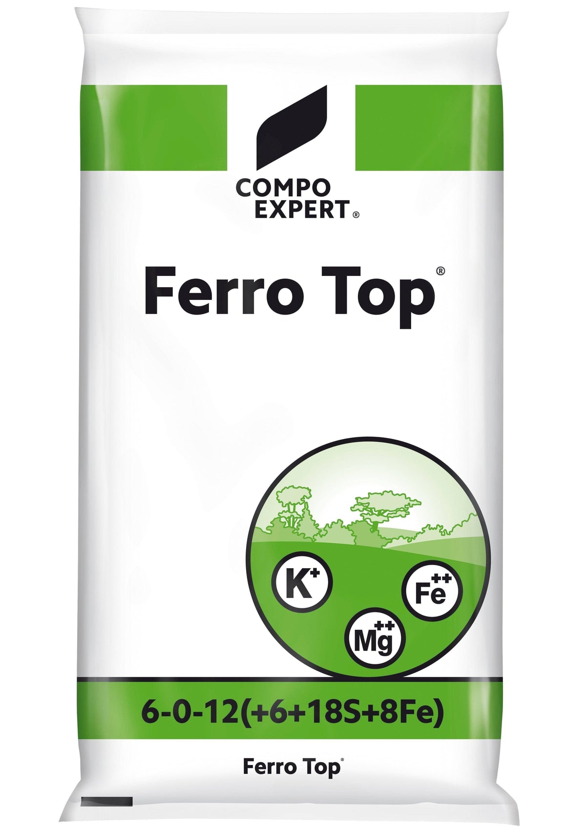 Compo Expert Ferro Top 6+0+12(+6MgO+8Fe) 25 kg - rasenwelt GmbH