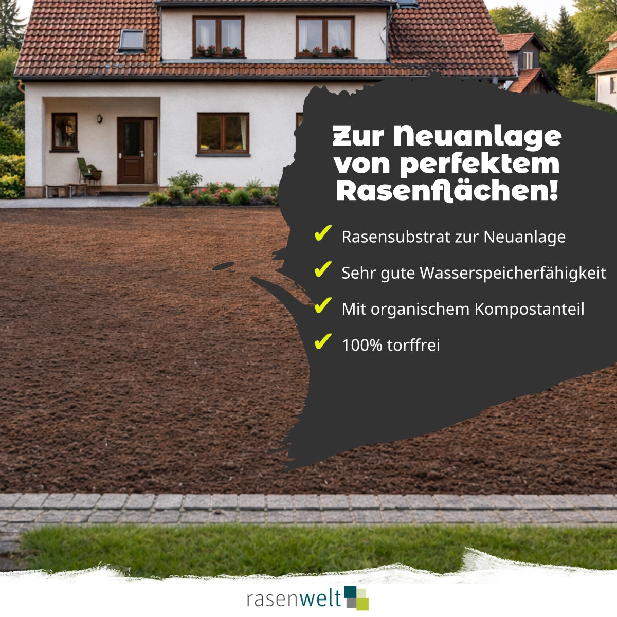 rasenwelt Rasenerde torffrei 45L