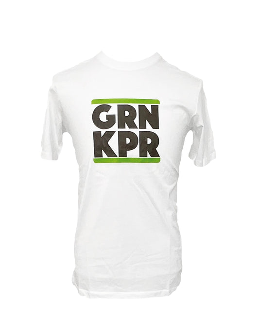 T-Shirt Aufdruck "GRNKPR" - Weiß - rasenwelt GmbH