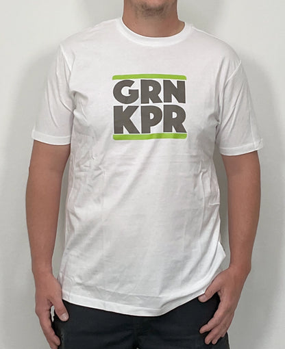 T-Shirt Aufdruck "GRNKPR" - Weiß - rasenwelt GmbH